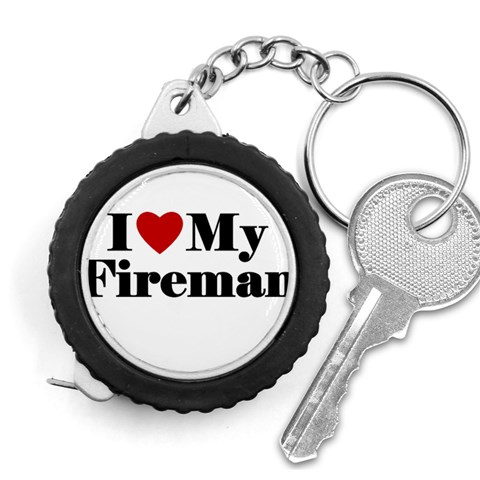 I Love My Fireman Measuring Tape from ArtsNow.com Front