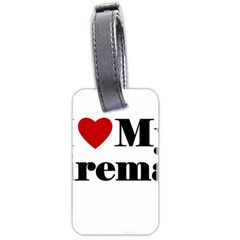 I Love My Fireman Luggage Tag (two sides) from ArtsNow.com Back