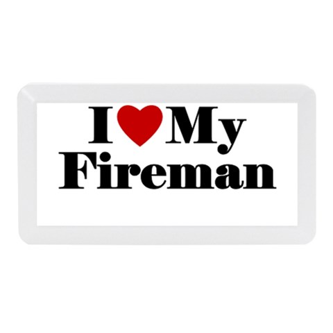 I Love My Fireman Memory Card Reader (Mini) from ArtsNow.com Front