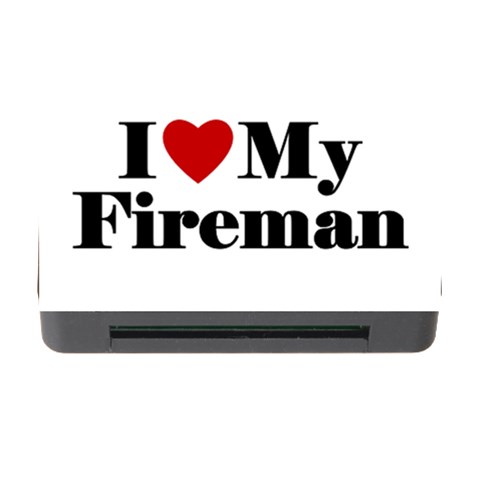 I Love My Fireman Memory Card Reader with CF from ArtsNow.com Front