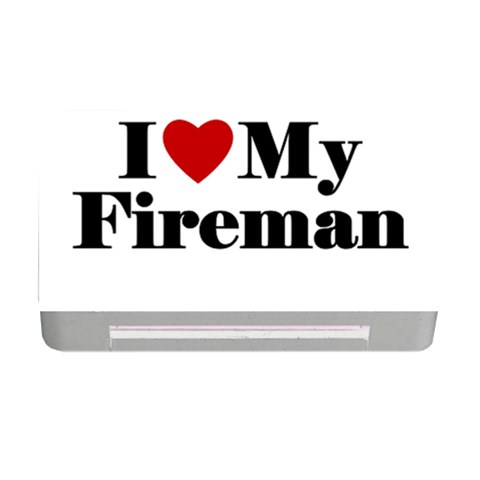 I Love My Fireman Memory Card Reader with CF from ArtsNow.com Front