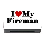 I Love My Fireman Memory Card Reader with CF