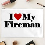 I Love My Fireman Cosmetic Bag (XXL)