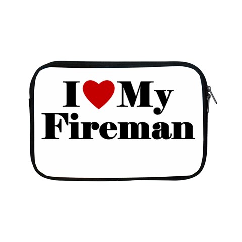 I Love My Fireman Apple iPad Mini Zipper Case from ArtsNow.com Front