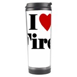 I Love My Fireman Travel Tumbler