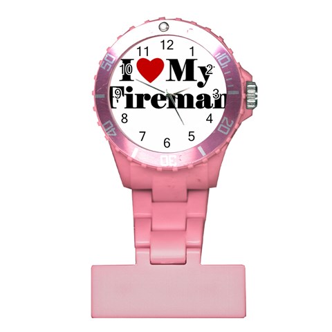 I Love My Fireman Plastic Nurses Watch from ArtsNow.com Front