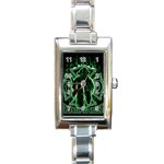 Fighting Irish Rectangle Italian Charm Watch