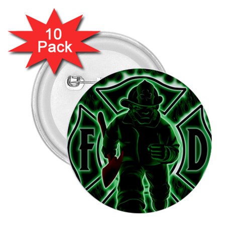 Fighting Irish 2.25  Button (10 pack) from ArtsNow.com Front