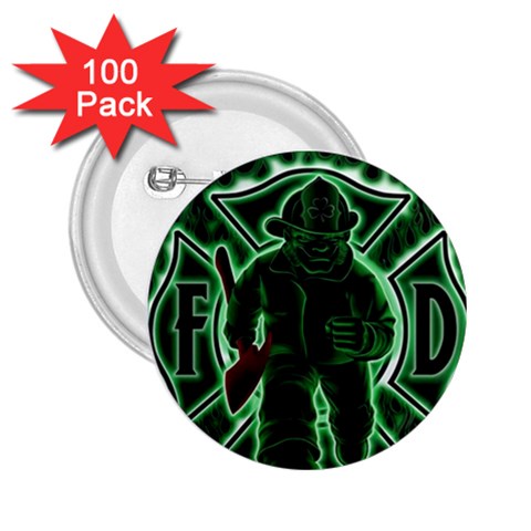 Fighting Irish 2.25  Button (100 pack) from ArtsNow.com Front