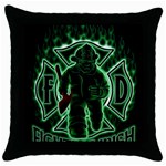 Fighting Irish Throw Pillow Case (Black)