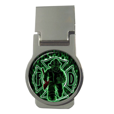 Fighting Irish Money Clip (Round) from ArtsNow.com Front