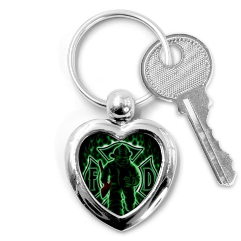 Fighting Irish Key Chain (Heart) from ArtsNow.com Front