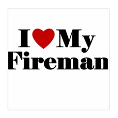 I Love My Fireman Duvet Cover Double Side (Queen Size) from ArtsNow.com Front