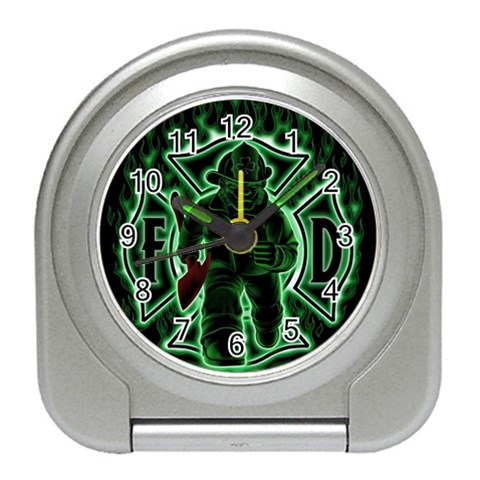 Fighting Irish Travel Alarm Clock from ArtsNow.com Front