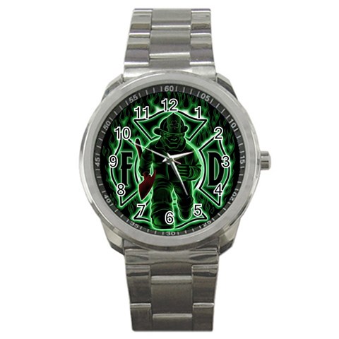 Fighting Irish Sport Metal Watch from ArtsNow.com Front