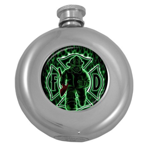 Fighting Irish Hip Flask (5 oz) from ArtsNow.com Front