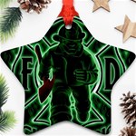 Fighting Irish Star Ornament (Two Sides)