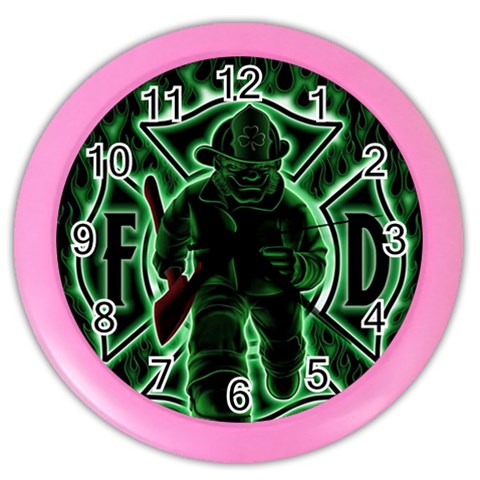 Fighting Irish Color Wall Clock from ArtsNow.com Front