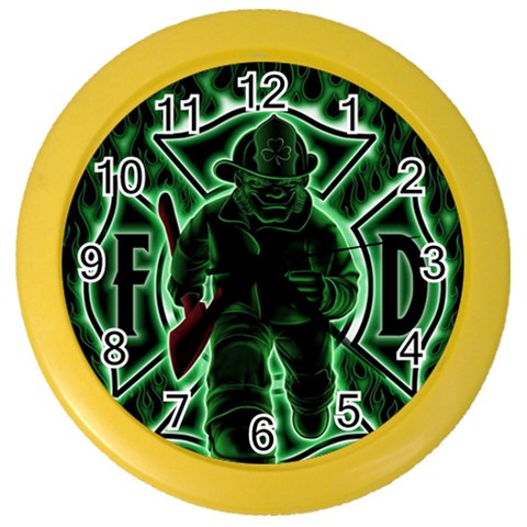 Fighting Irish Color Wall Clock from ArtsNow.com Front