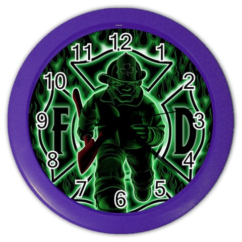 Fighting Irish Color Wall Clock from ArtsNow.com Front