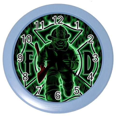 Fighting Irish Color Wall Clock from ArtsNow.com Front