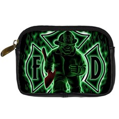 Fighting Irish Digital Camera Leather Case from ArtsNow.com Front