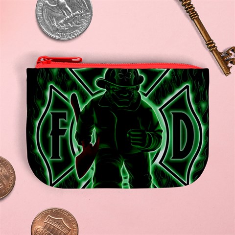 Fighting Irish Mini Coin Purse from ArtsNow.com Front