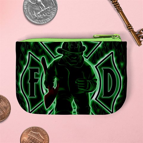 Fighting Irish Mini Coin Purse from ArtsNow.com Back