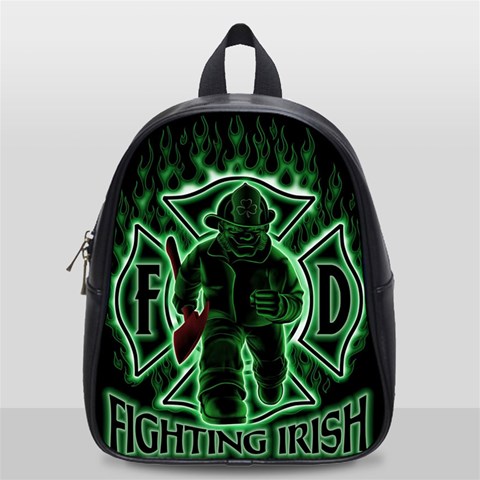 Fighting Irish School Bag (Small) from ArtsNow.com Front