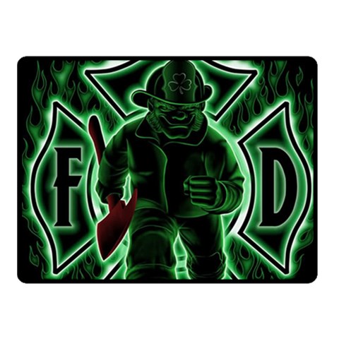 Fighting Irish Fleece Blanket (Small) from ArtsNow.com 50 x40  Blanket Front