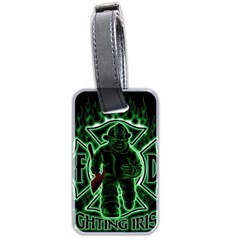 Fighting Irish Luggage Tag (two sides) from ArtsNow.com Front