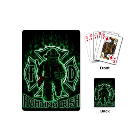 Fighting Irish Playing Cards (Mini) from ArtsNow.com Back