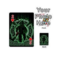 Fighting Irish Playing Cards 54 (Mini) from ArtsNow.com Front - Heart2