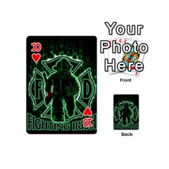 Fighting Irish Playing Cards 54 (Mini) from ArtsNow.com Front - Heart10