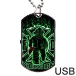 Fighting Irish Dog Tag USB Flash (One Side)