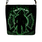 Fighting Irish Flap Closure Messenger Bag (L)