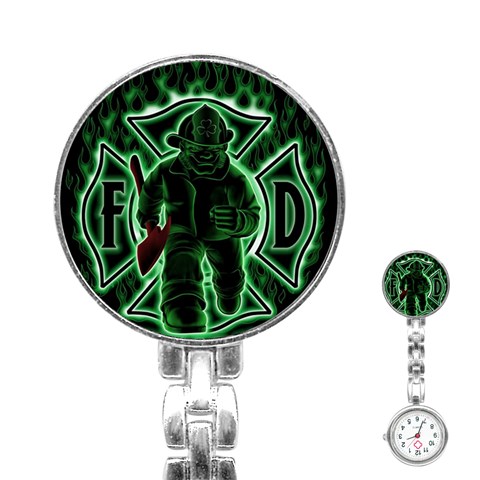 Fighting Irish Stainless Steel Nurses Watch from ArtsNow.com Front