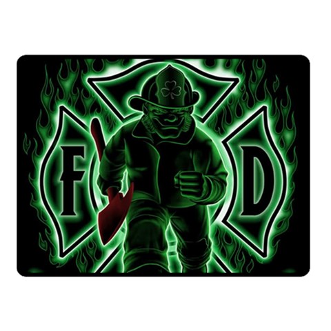 Fighting Irish Double Sided Fleece Blanket (Small) from ArtsNow.com 45 x34  Blanket Front