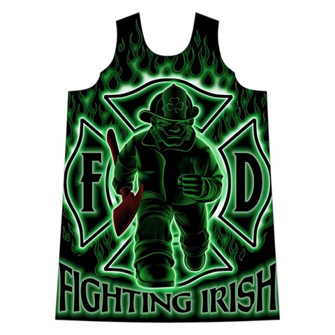 Fighting Irish Shoulder Cutout Velvet One Piece from ArtsNow.com Front