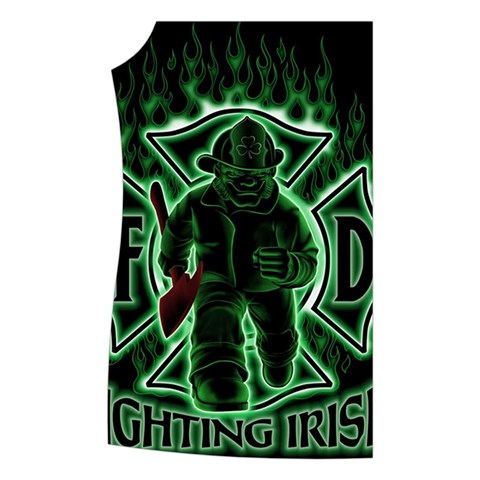 Fighting Irish Women s Button Up Vest from ArtsNow.com Front Right