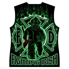 Fighting Irish Women s Button Up Vest from ArtsNow.com Back