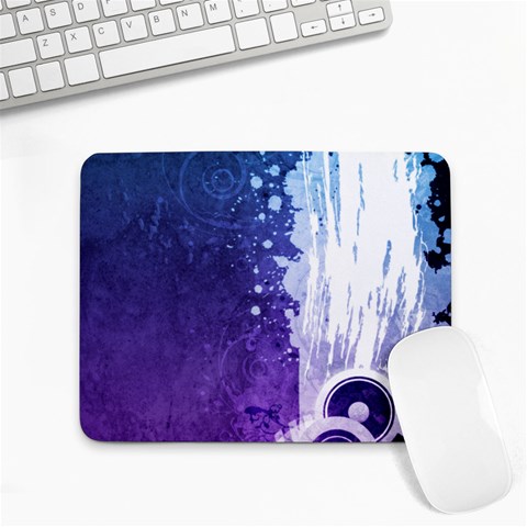 Purple Splash Small Mousepad from ArtsNow.com Front