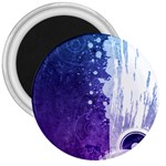 Purple Splash 3  Magnet