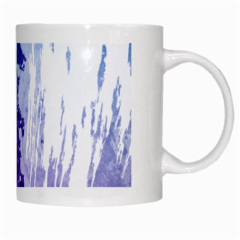 Purple Splash White Mug from ArtsNow.com Right