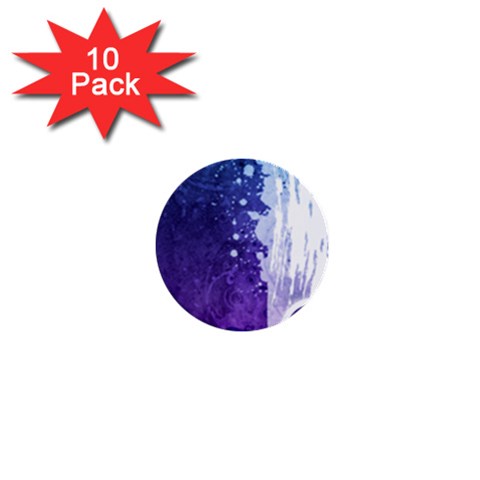 Purple Splash 1  Mini Button (10 pack)  from ArtsNow.com Front