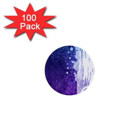 Purple Splash 1  Mini Button (100 pack)  from ArtsNow.com Front