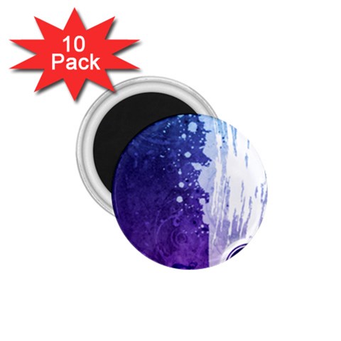 Purple Splash 1.75  Magnet (10 pack)  from ArtsNow.com Front