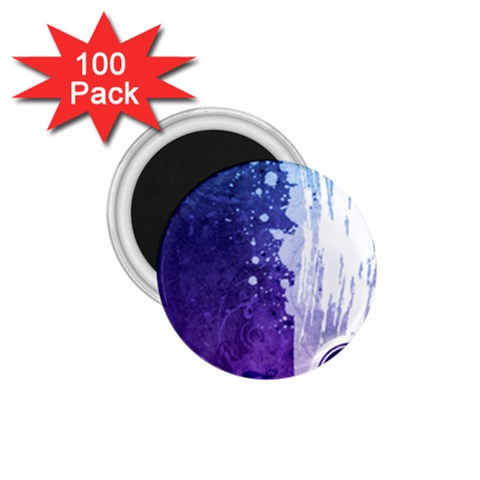 Purple Splash 1.75  Magnet (100 pack)  from ArtsNow.com Front