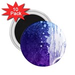 Purple Splash 2.25  Magnet (10 pack)