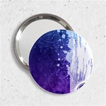 Purple Splash 2.25  Handbag Mirror